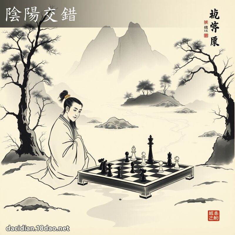 陰陽交錯 配图