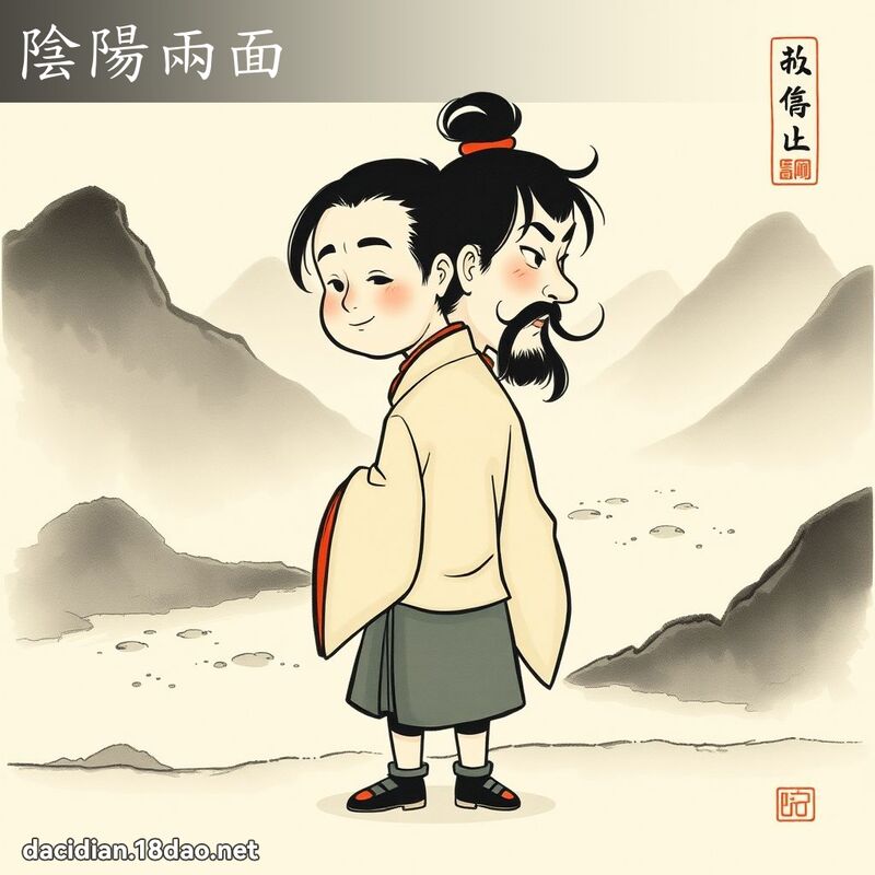 陰陽兩面 配图