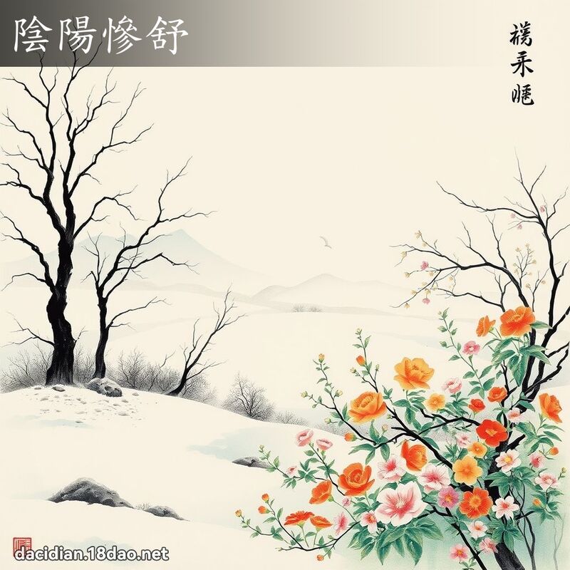陰陽慘舒 配图
