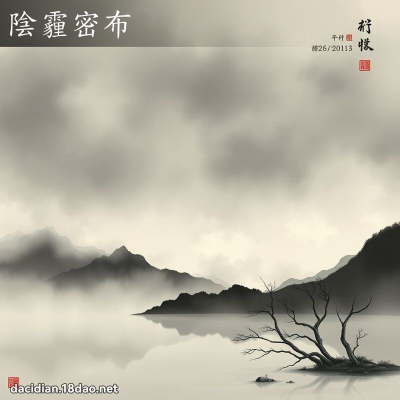 陰霾密布 配图