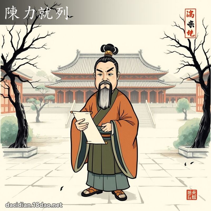 陳力就列 配图