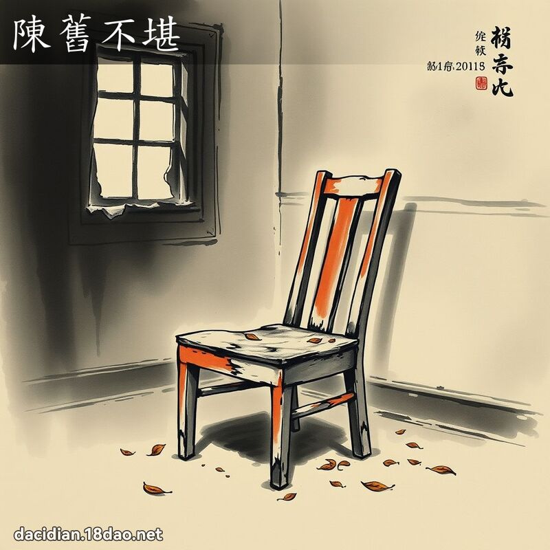 陳舊不堪 配图