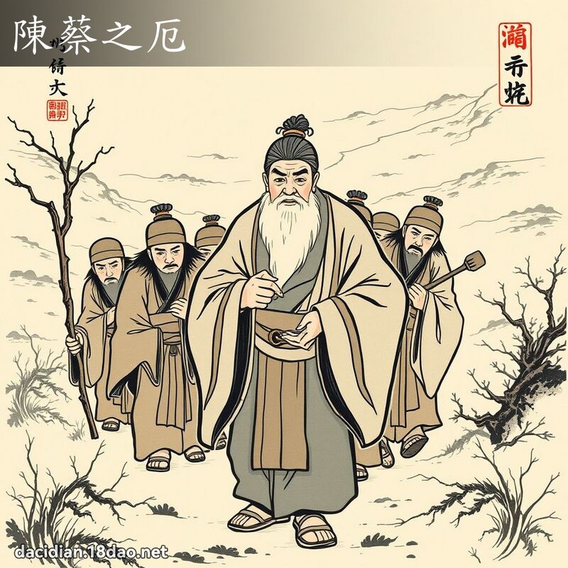 陳蔡之厄 配图