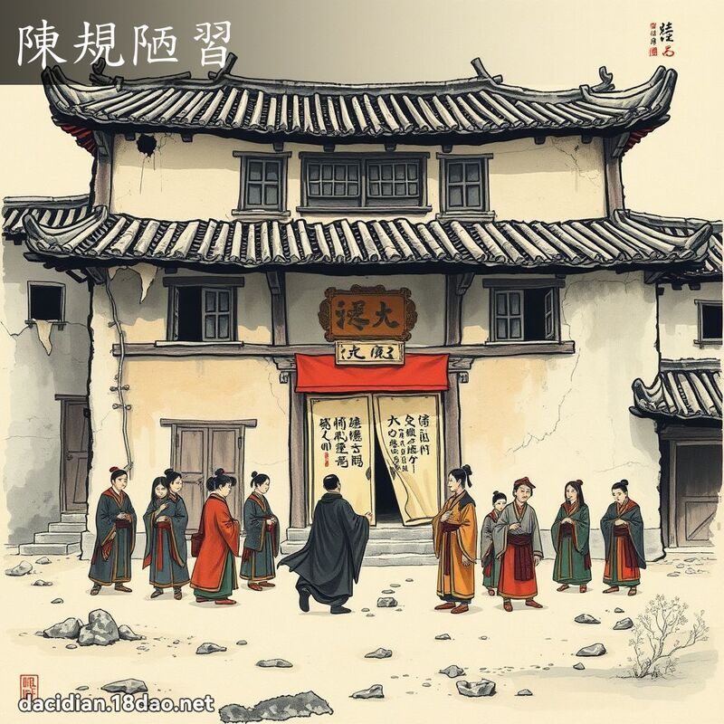 陳規陋習 配图