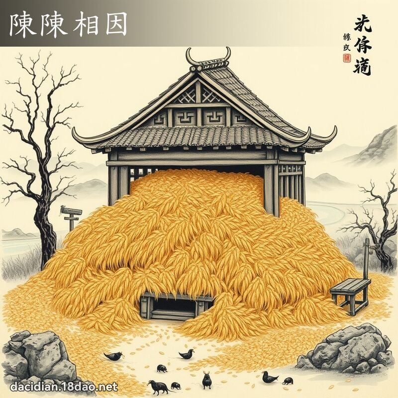 陳陳相因 配图