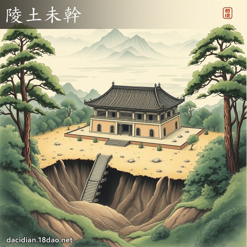陵土未幹 配图