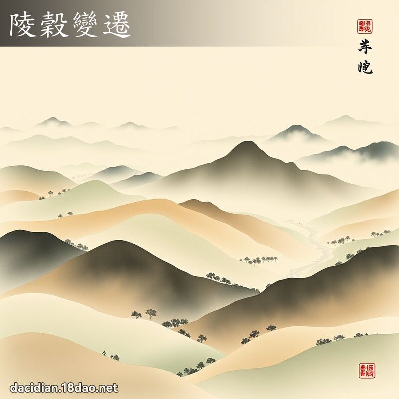 陵穀變遷 配图