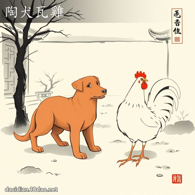 陶犬瓦雞 配图
