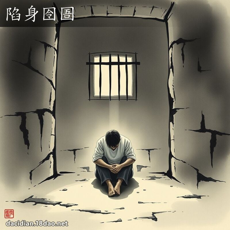 陷身囹圄 配图