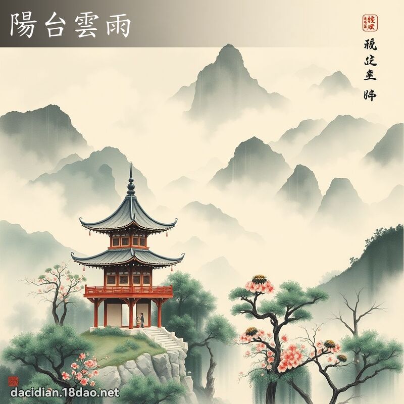陽台雲雨 配图