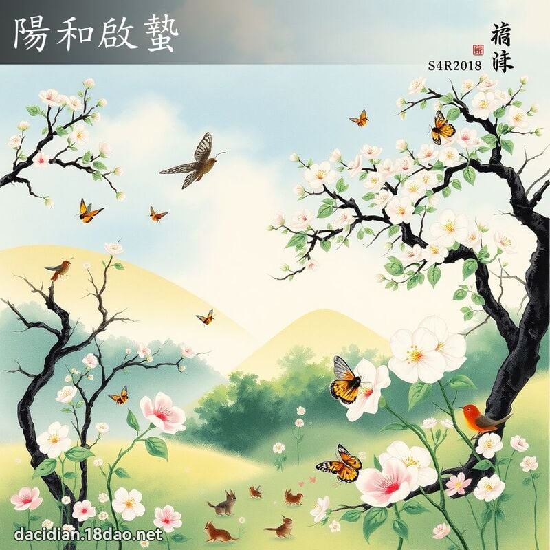 陽和啟蟄 配图