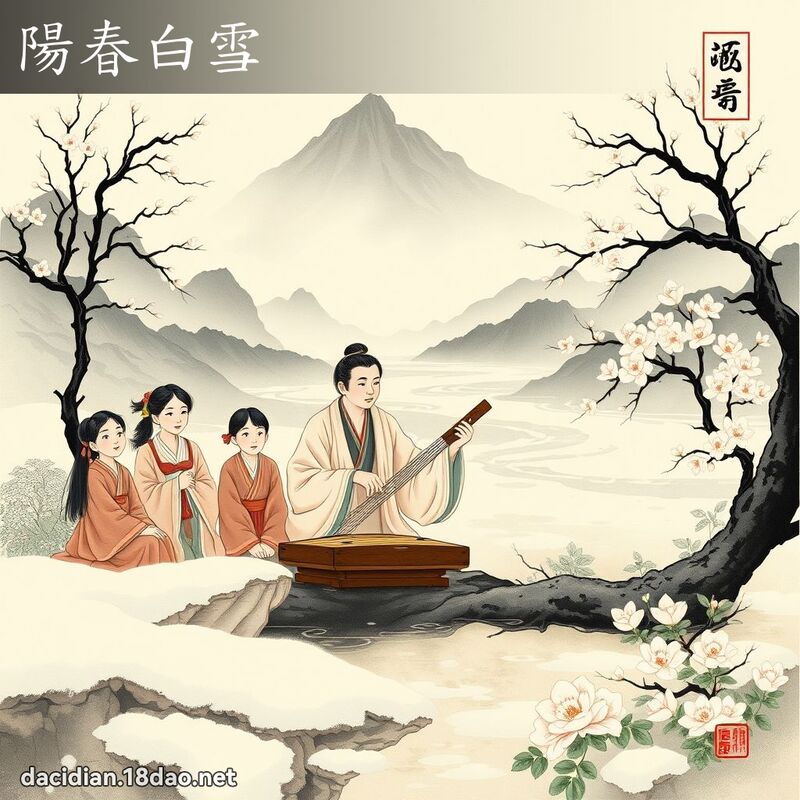 陽春白雪 配图