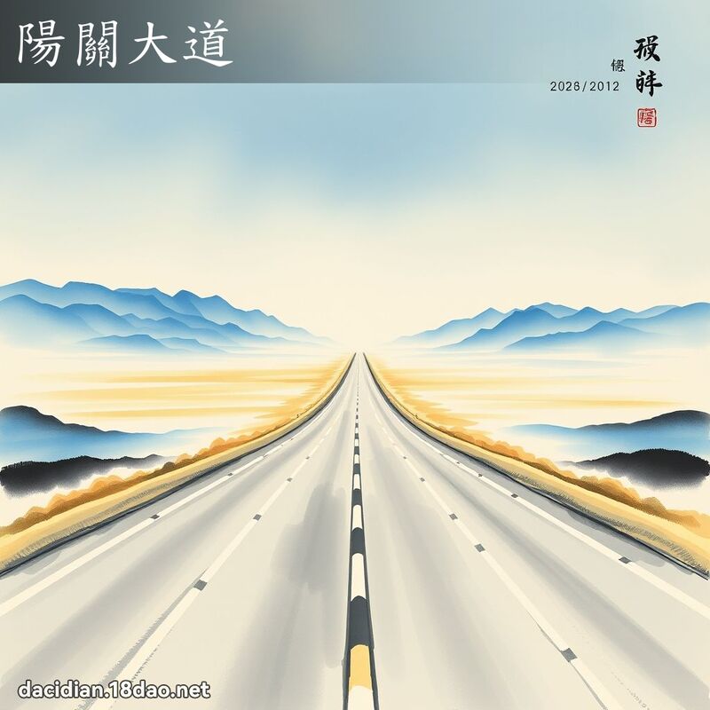 陽關大道 配图
