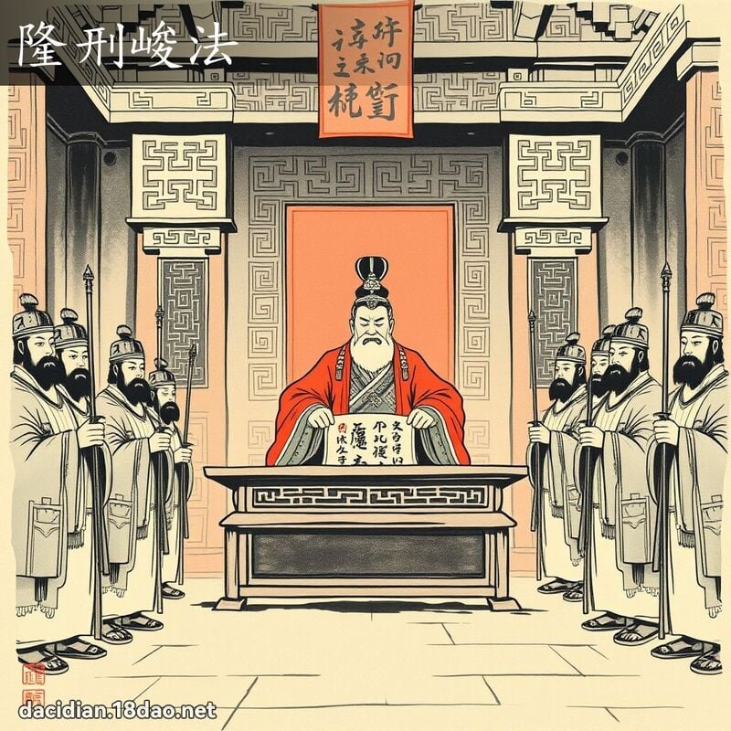 隆刑峻法 配图