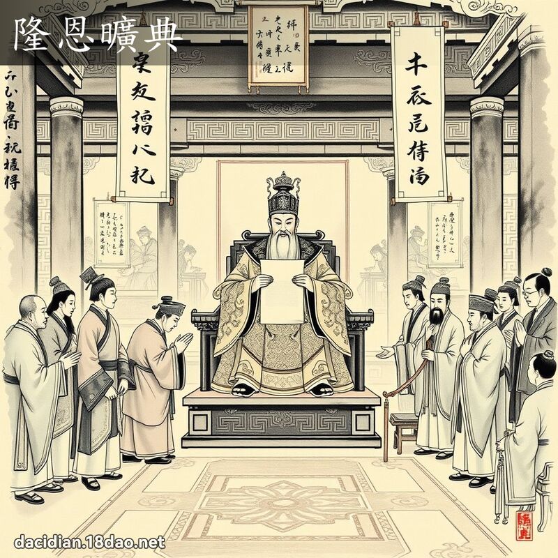 隆恩曠典 配图