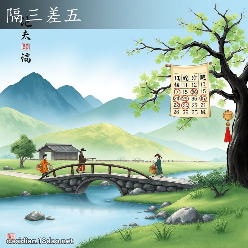 隔三差五 配图