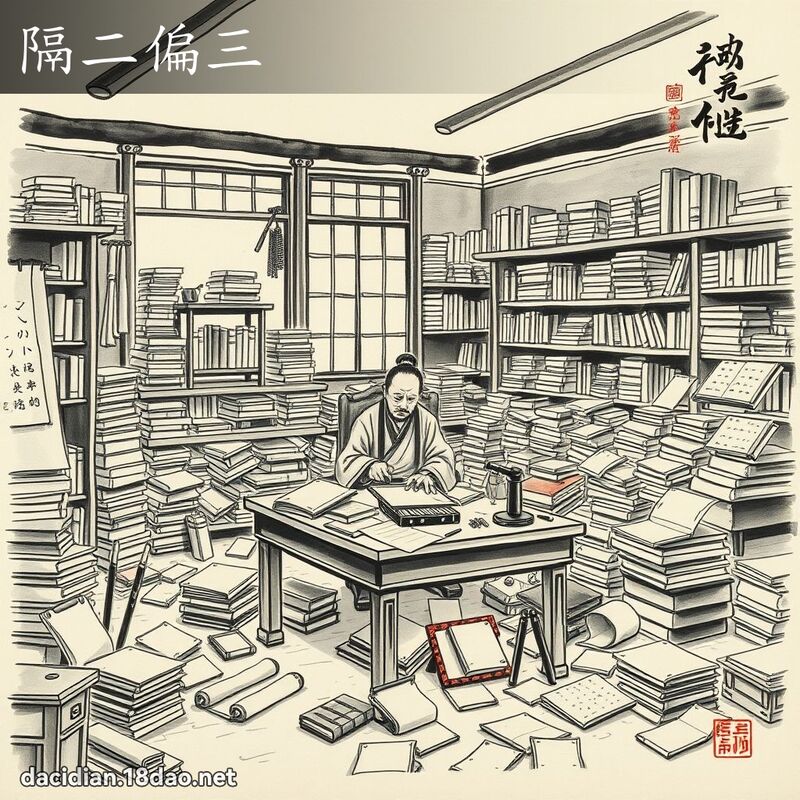 隔二偏三 配图