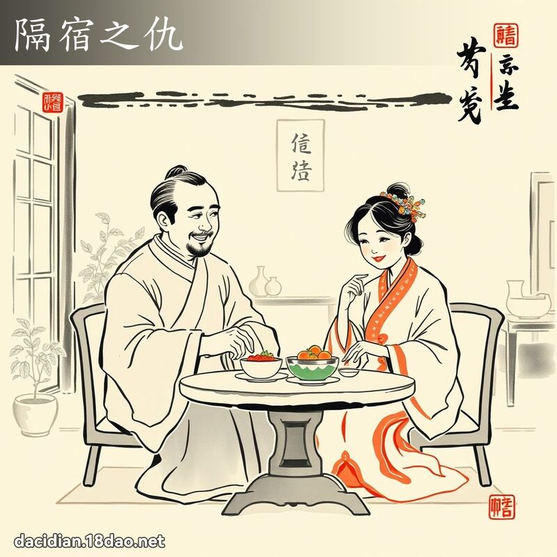 隔宿之仇 配图