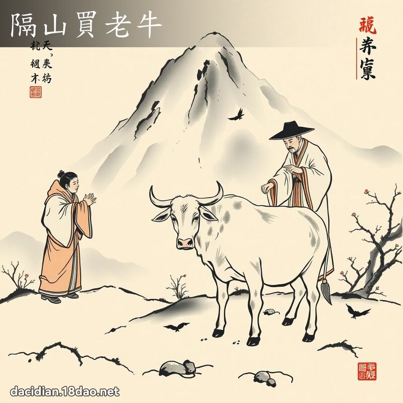 隔山買老牛 配图
