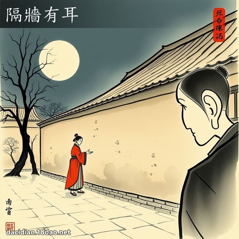 隔牆有耳 配图