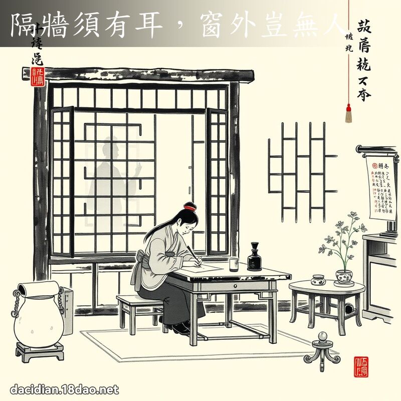 隔牆須有耳,窗外豈無人 配图
