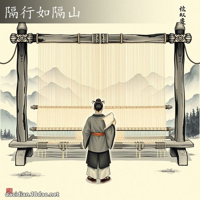 隔行如隔山 配图