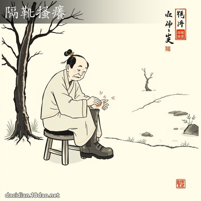 隔靴搔癢 配图