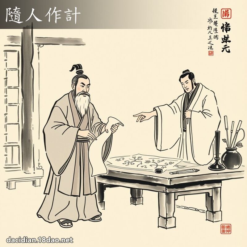 隨人作計 配图