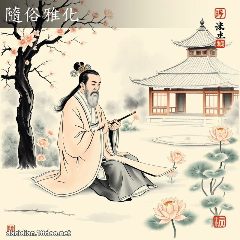 隨俗雅化 配图