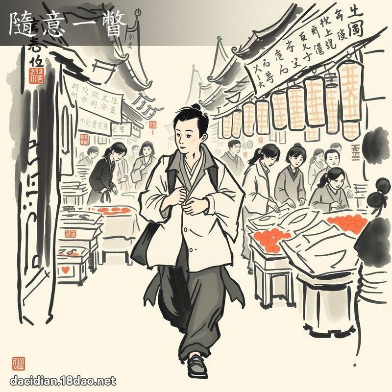隨意一瞥 配图