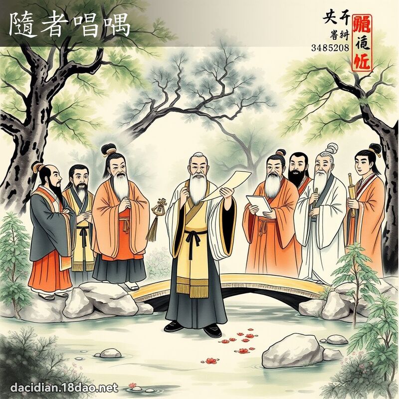 隨者唱喁 配图