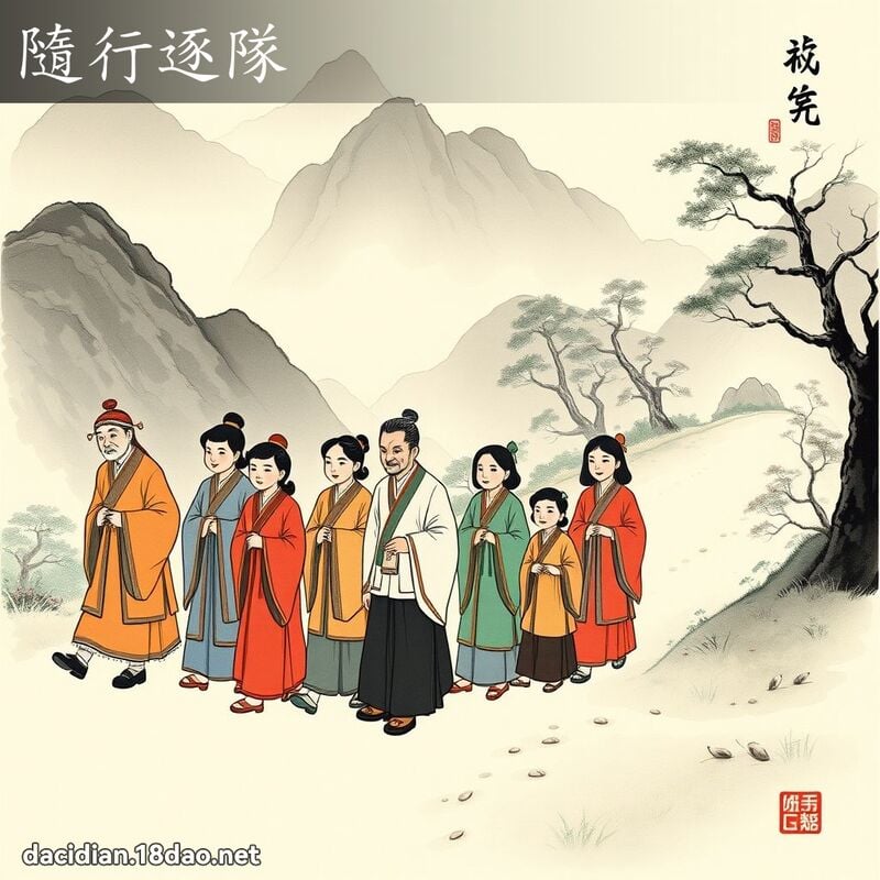 隨行逐隊 配图