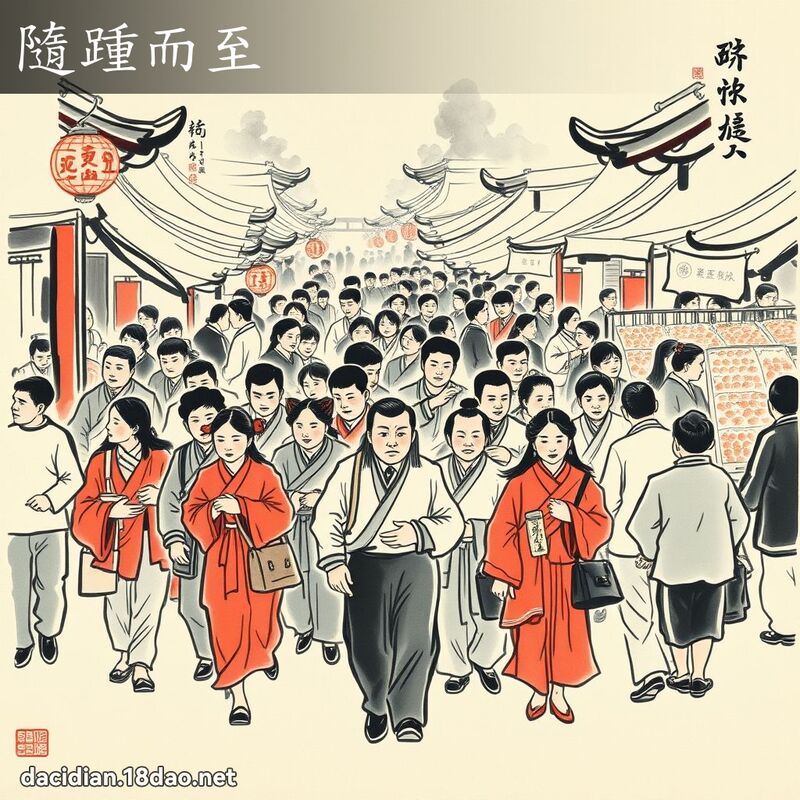 隨踵而至 配图