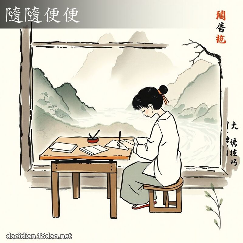 隨隨便便 配图