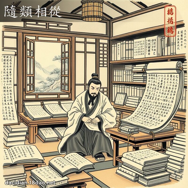 隨类相从 配图