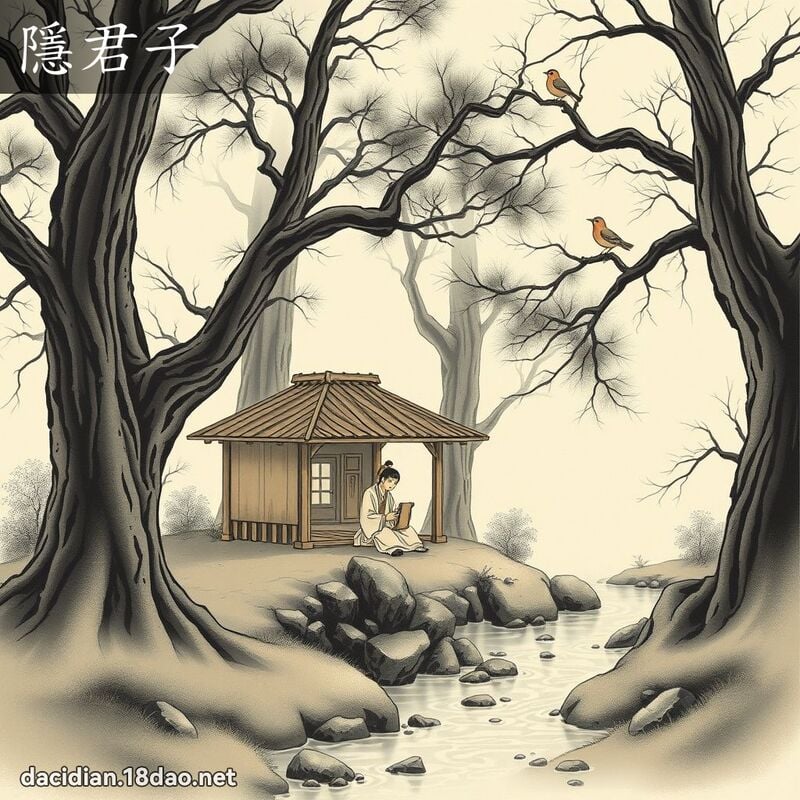 隱君子 配图