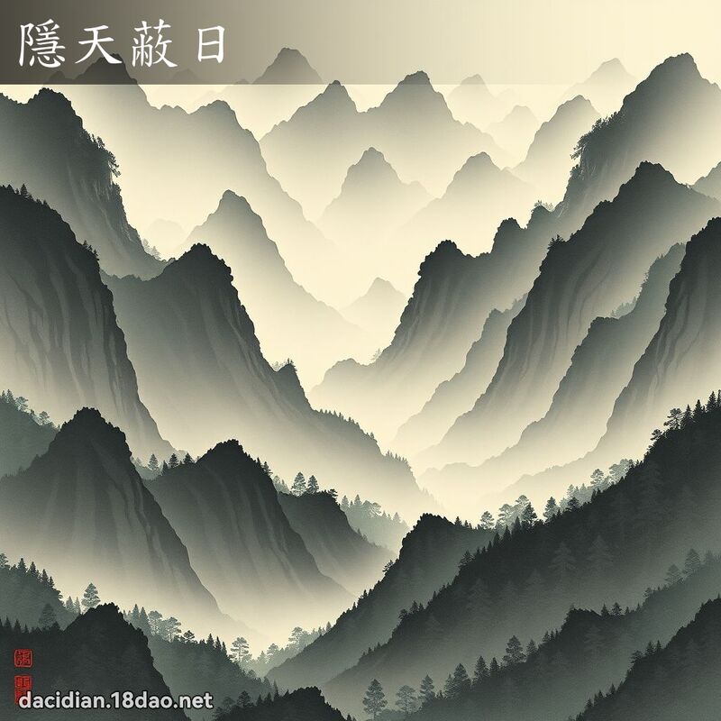 隱天蔽日 配图