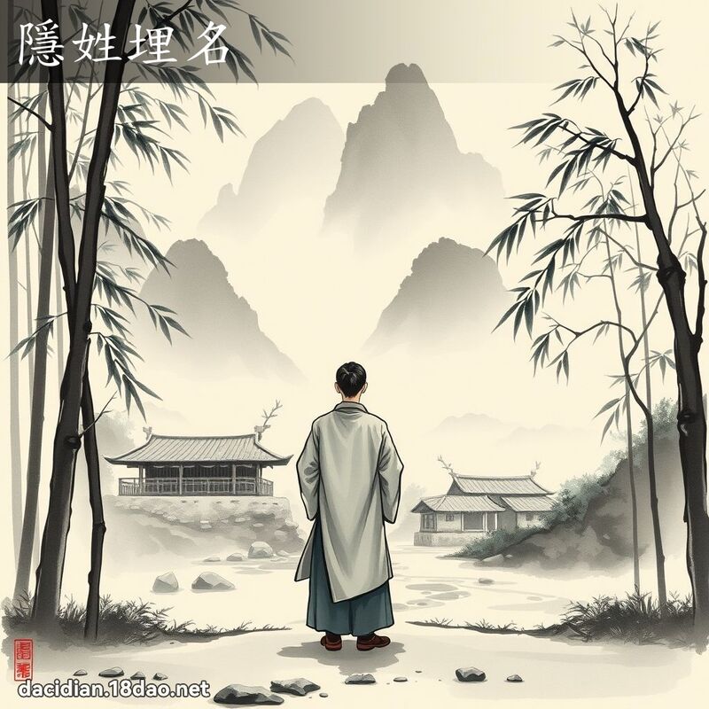隱姓埋名 配图