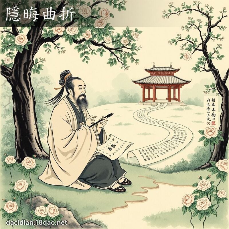 隱晦曲折 配图
