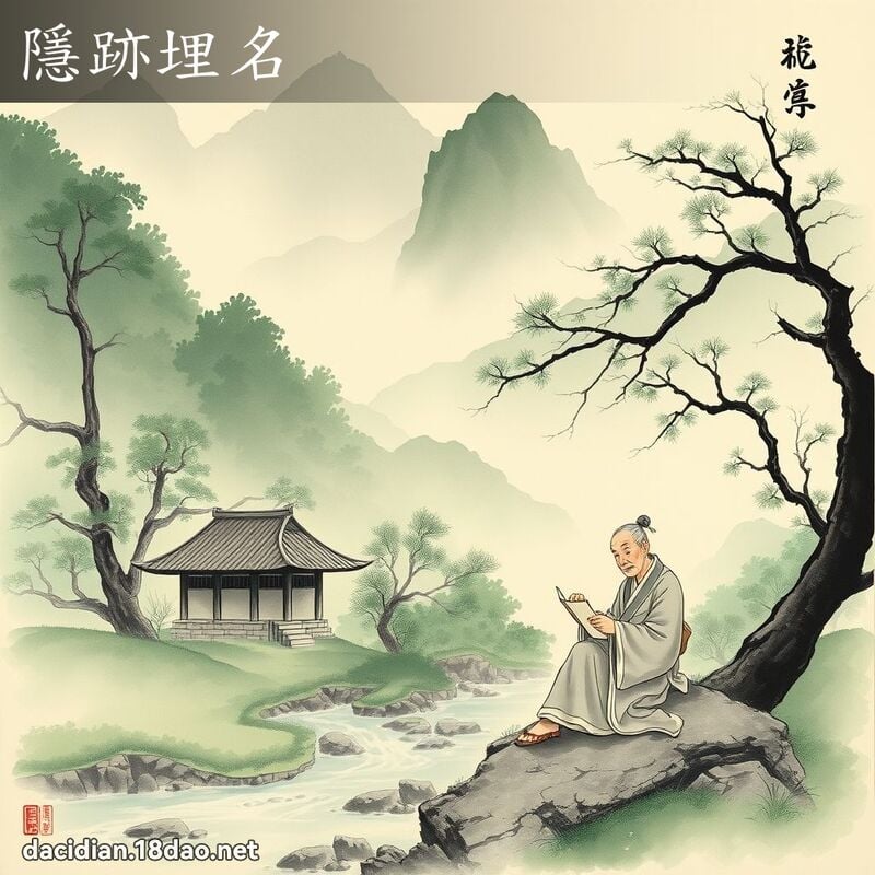 隱跡埋名 配图