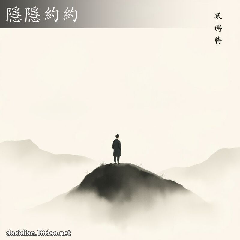 隱隱约约 配图