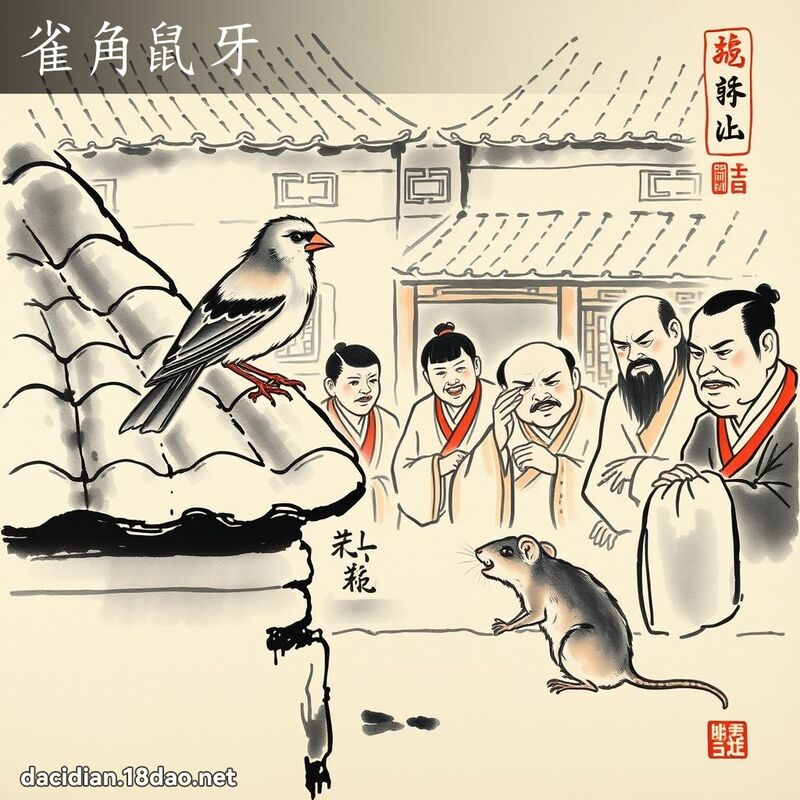 雀角鼠牙 配图