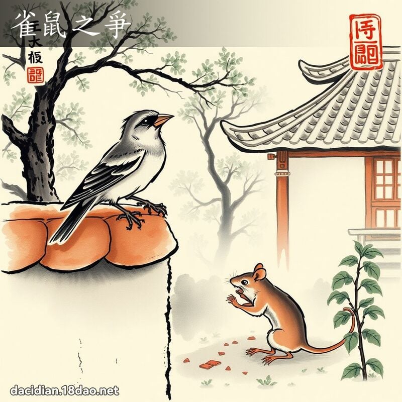 雀鼠之爭 配图
