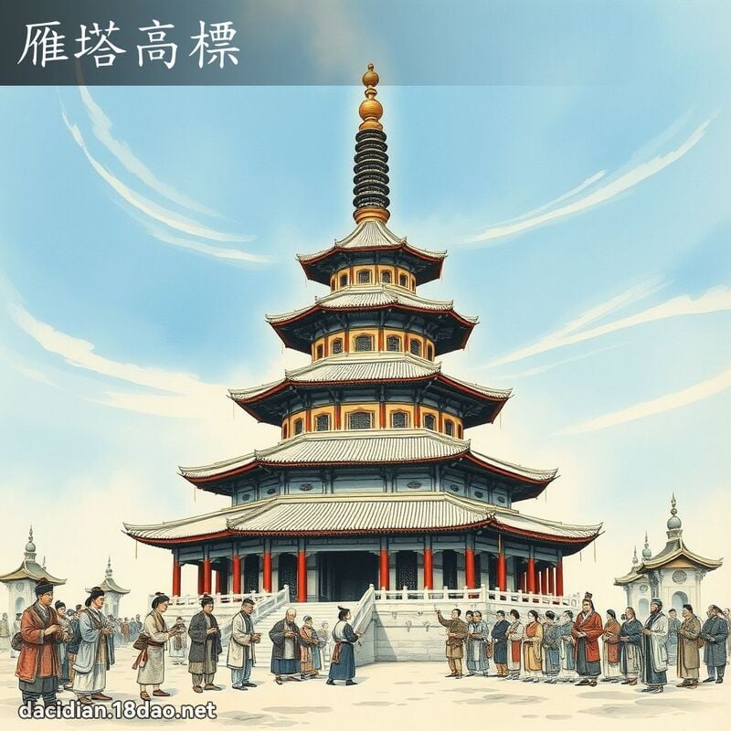 雁塔高標 配图