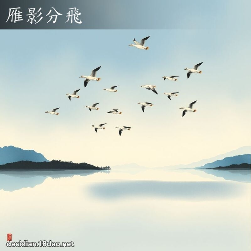 雁影分飞 配图