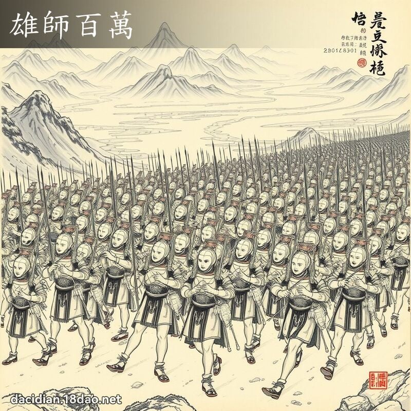 雄师百万 配图