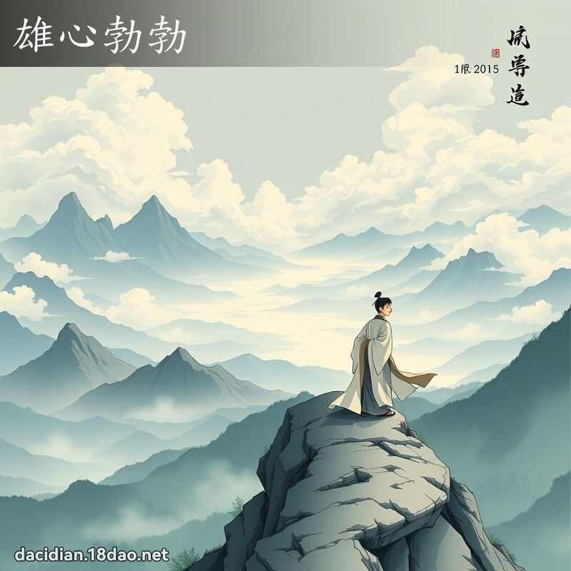 雄心勃勃 配图