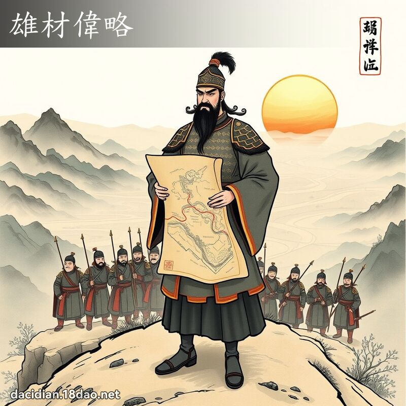 雄材偉略 配图