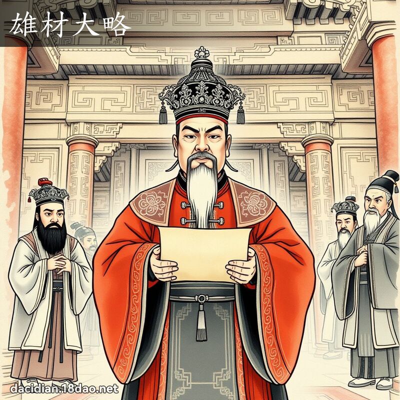 雄材大略 配图