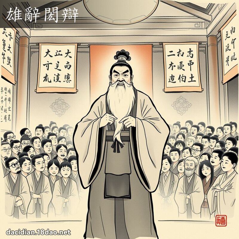 雄辭閎辯 配图